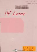 Logan 14", Lathe, Parts LIst Manual